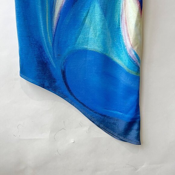 Le Galeriste wearable art Felicia dress, blue, Size S/M - Picture 5 of 8